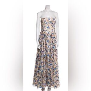 Alice + Olivia Floral Print Long Dress